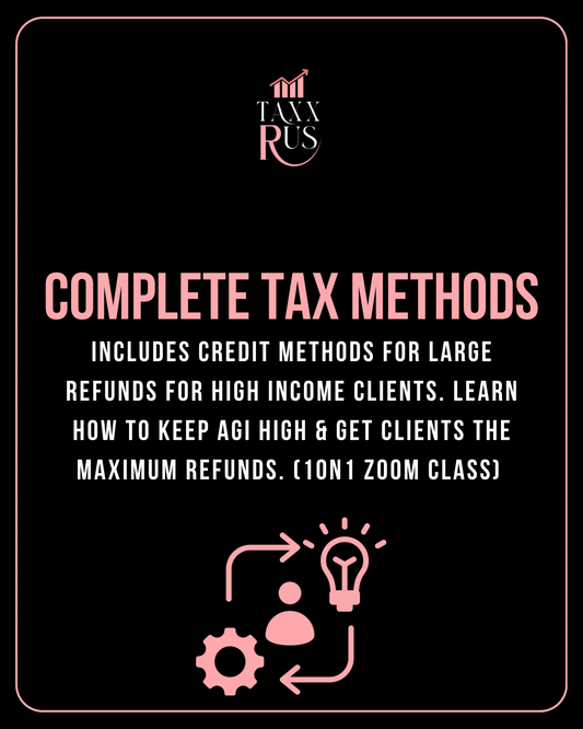 Complete Tax Methods